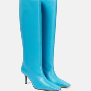 ACNE STUDIOS Blue leather boots size-7